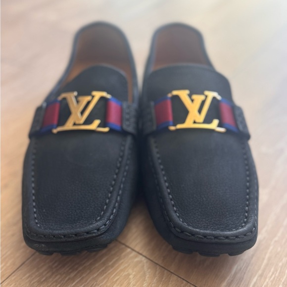 Men's LV Monte Carlo Black Suede moccasins (US 11) - Picture 2 of 5
